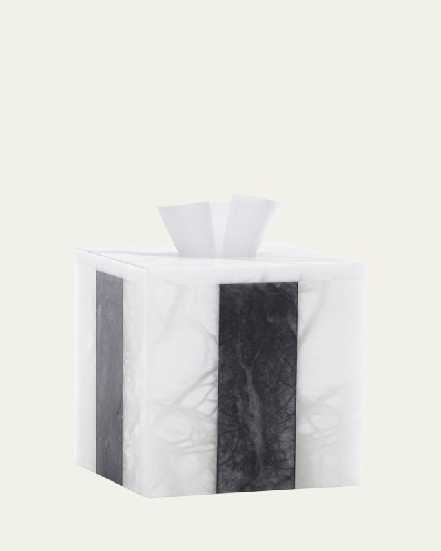 Banda Alabaster Tissue Box Cover